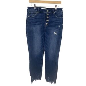 KanCan Womens Winston High Rise Cropped Skinny Jeans Size 11/29